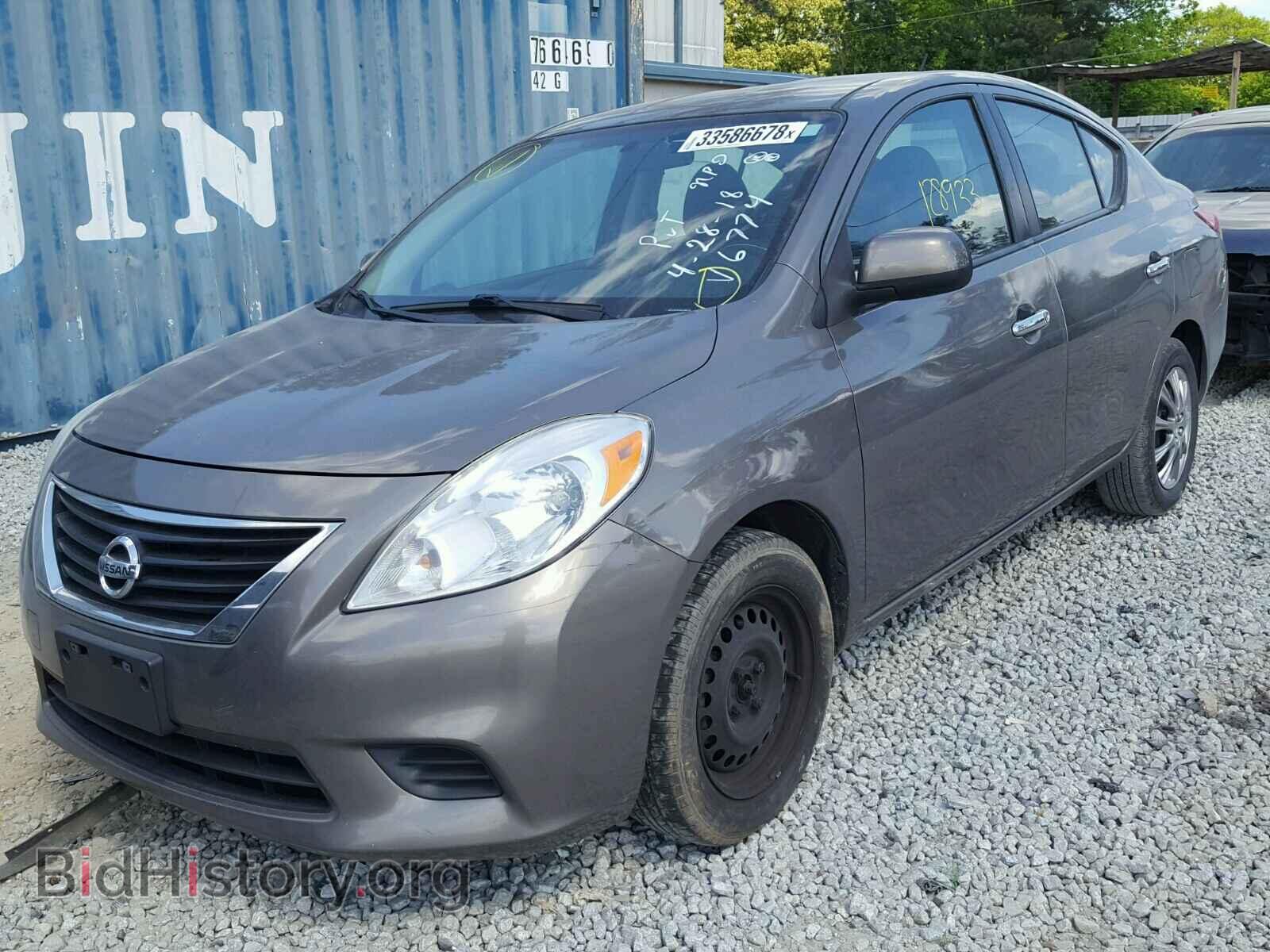 2012 NISSAN VERSA - VIN: 3N1CN7AP9CL906774 - Photo 2