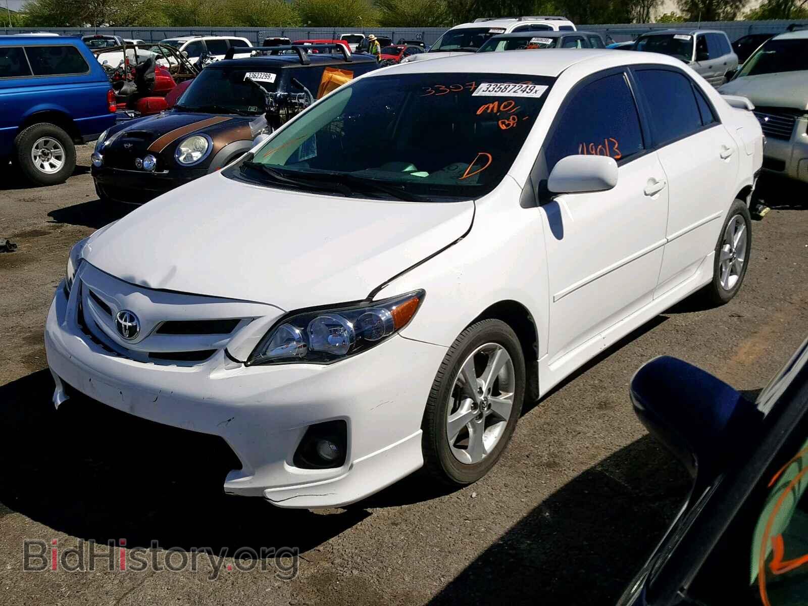 2012 TOYOTA COROLLA BA - VIN: 2T1BU4EEXCC806673 - Фото 2