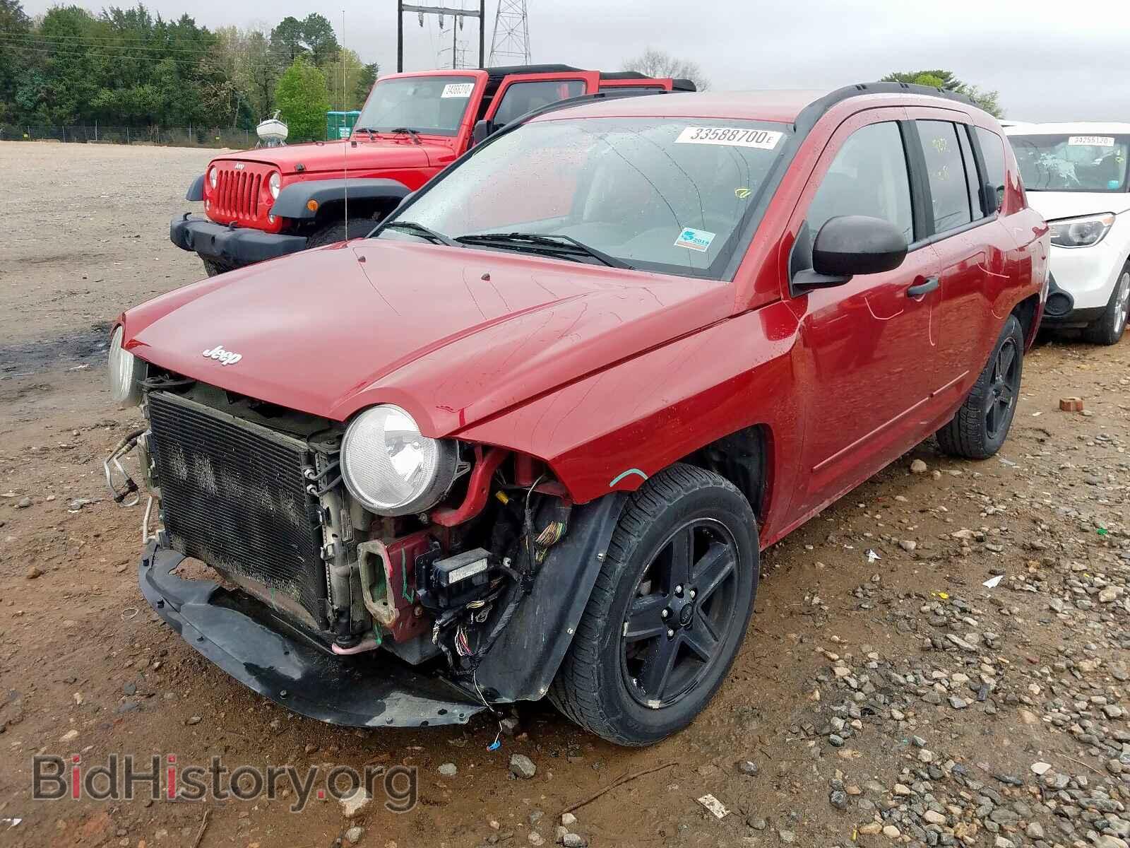 2009 JEEP COMPASS - VIN: 1J4FF47B59D176694 - Фото 2