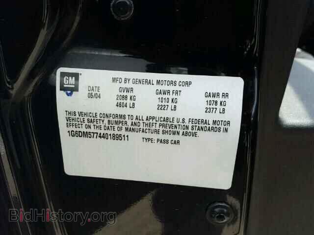 2004 CADILLAC CTS - VIN: 1G6DM577440189511 - Фото 10
