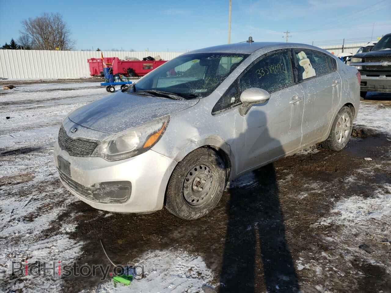 2013 KIA RIO - VIN: KNADM4A37D6308787 - Фото 2