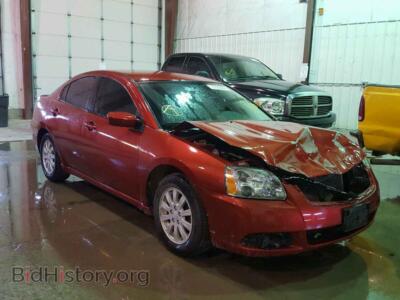2012 Mitsubishi GALANT Galant FE, orange — VIN 4A32B2FF4CE018998, Copart