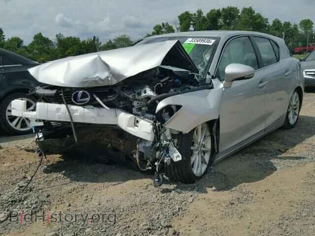 2012 LEXUS CT 200 - VIN: JTHKD5BH5C2047545 - Фото 2