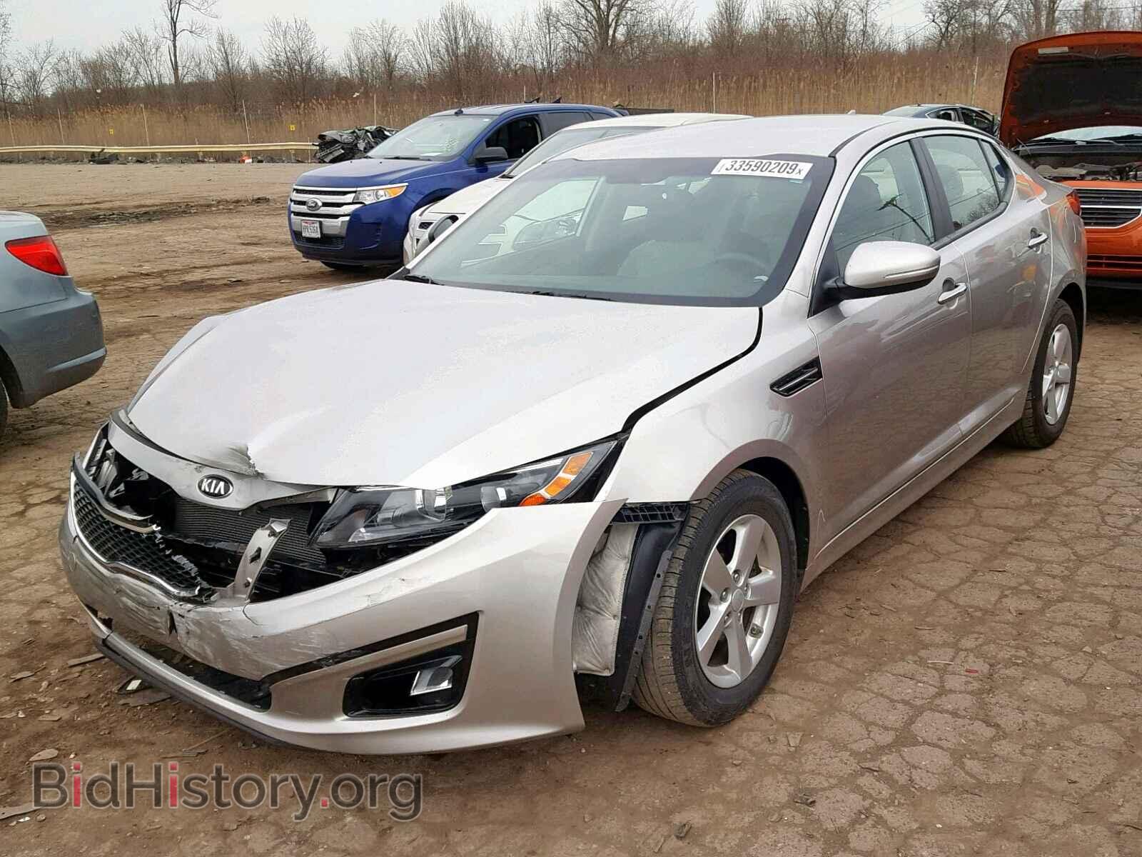 2015 KIA OPTIMA LX - VIN: KNAGM4A78F5531512 - Фото 2
