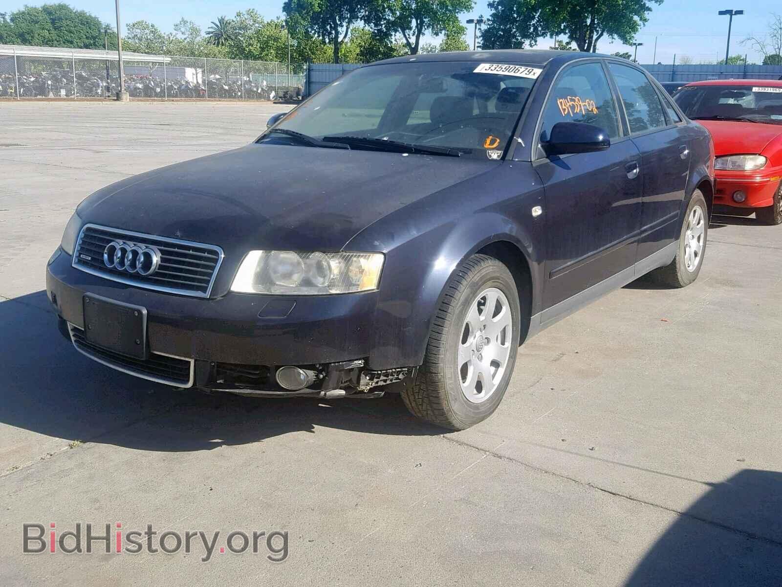 2002 AUDI A4 - VIN: WAULC68E42A244297 - Фото 2