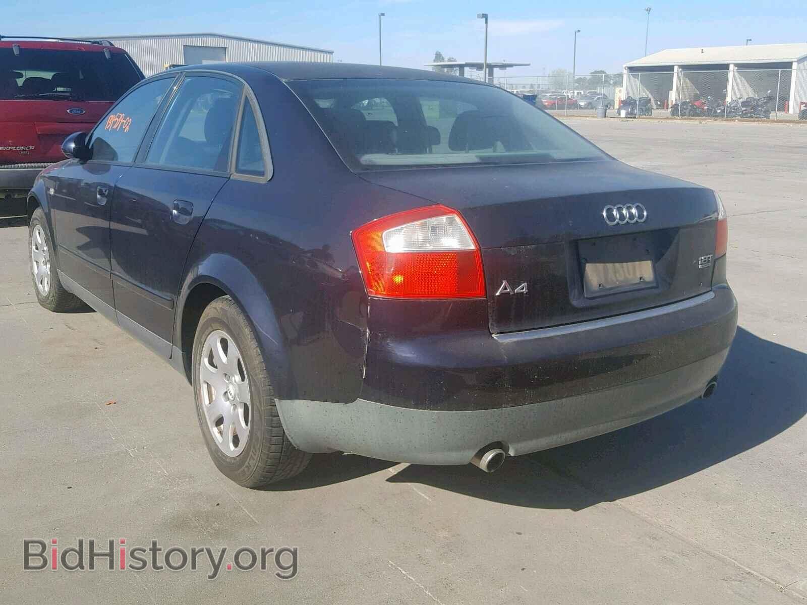 2002 AUDI A4 - VIN: WAULC68E42A244297 - Фото 3