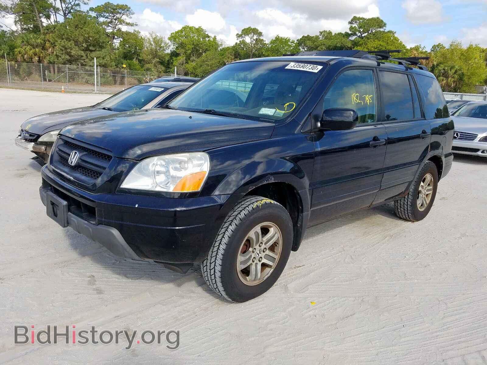 2005 HONDA PILOT - VIN: 2HKYF18425H543696 - Фото 2