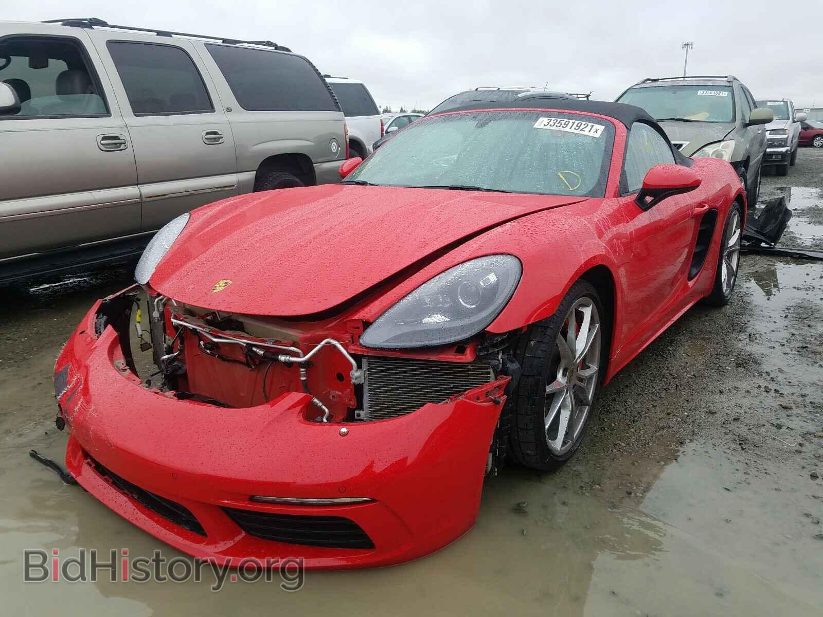 2019 PORSCHE BOXSTER - VIN: WP0CB2A88KS228388 - Фото 2