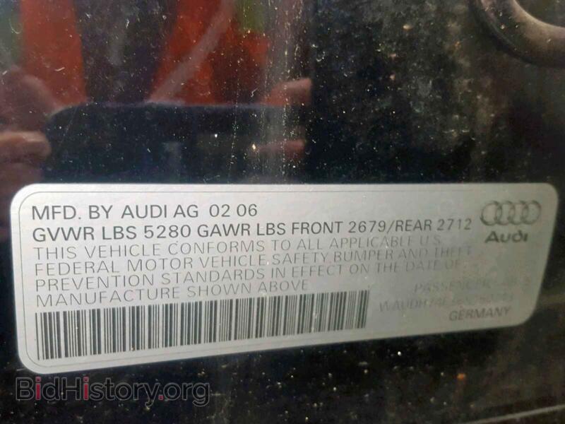 2006 Audi A6 (VIN WAUDH74F36N150243) — photo 10 of 10