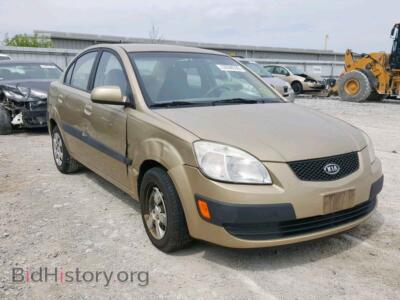 2007 Kia RIO BASE, бежевый — VIN KNADE123376205400, Copart