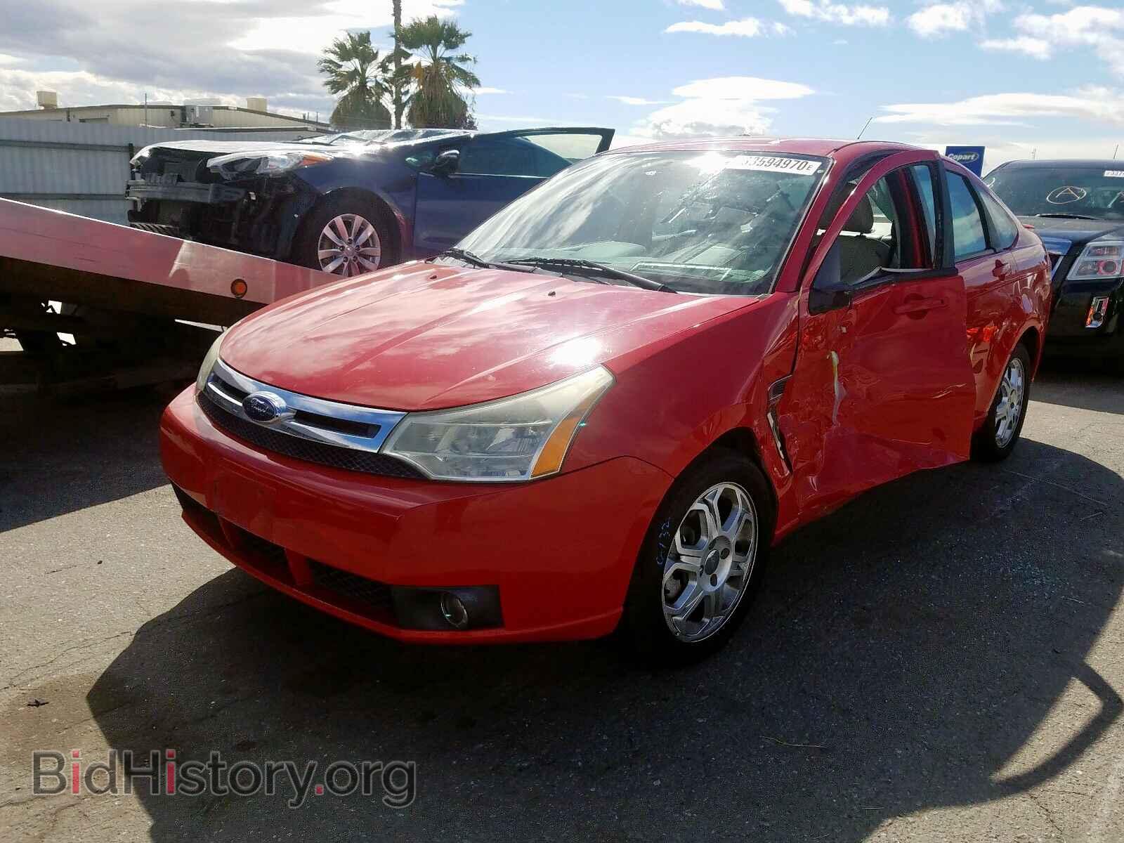 2008 FORD FOCUS - VIN: 1FAHP35N58W124929 - Фото 2