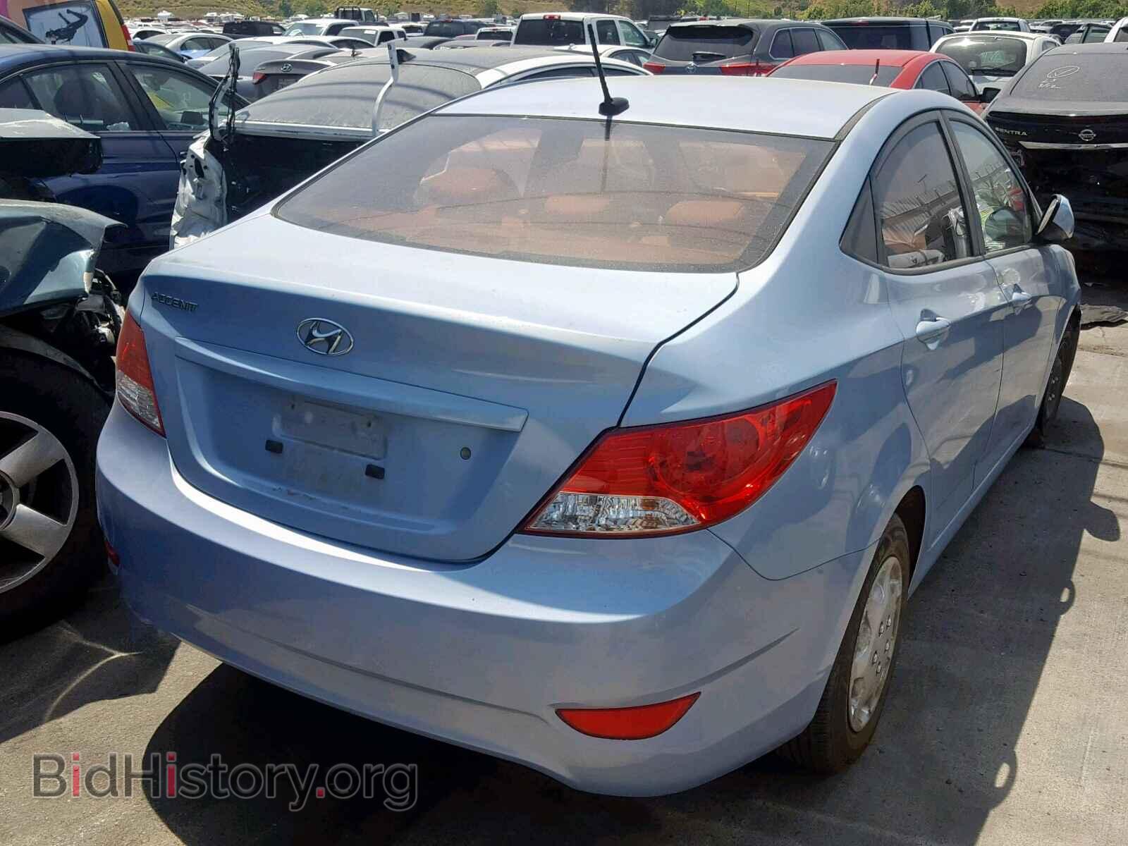 2014 HYUNDAI ACCENT - VIN: KMHCT4AEXEU744089 - Фото 4