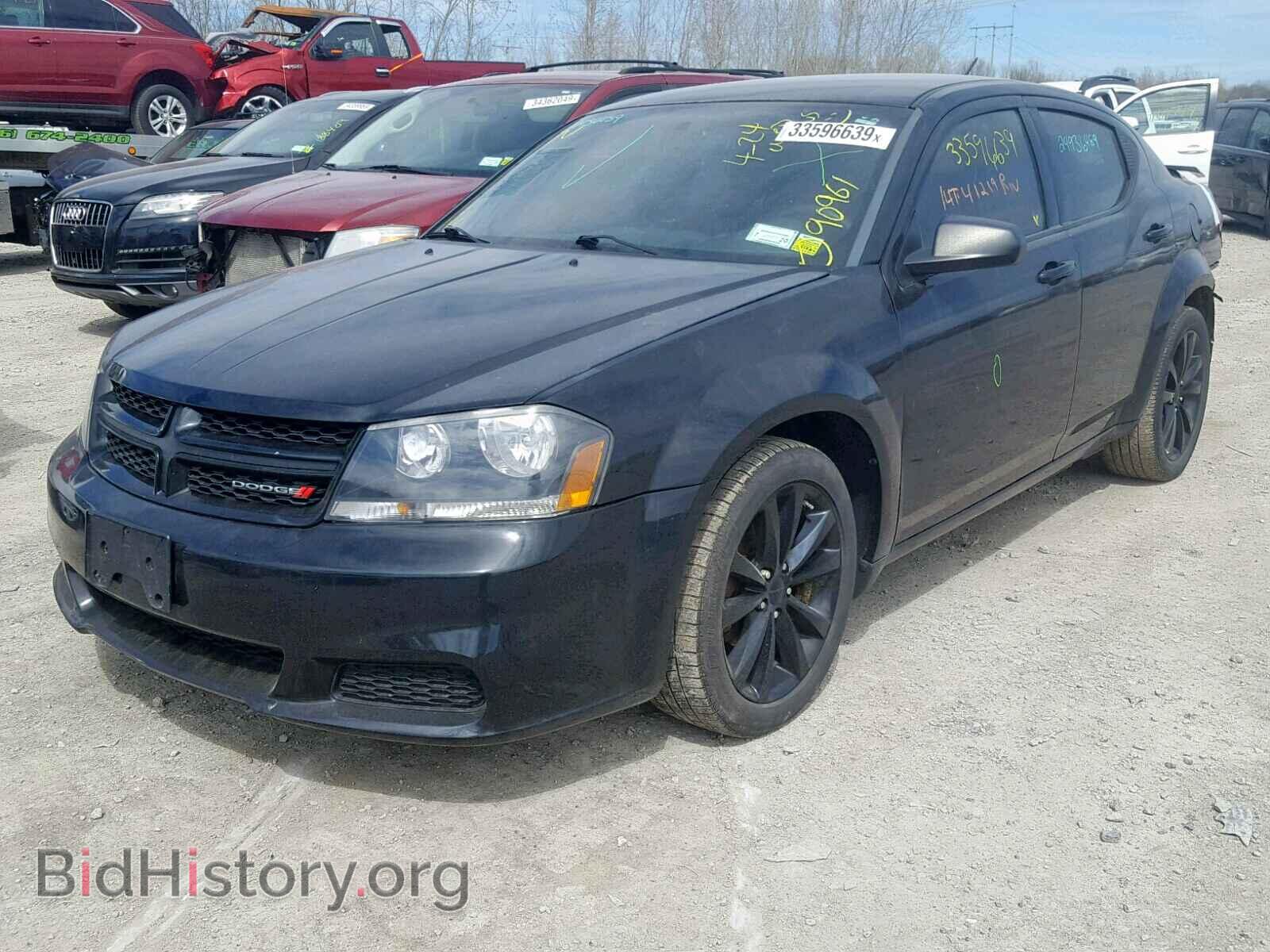 2014 DODGE AVENGER - VIN: 1C3CDZAB1EN235057 - Фото 2