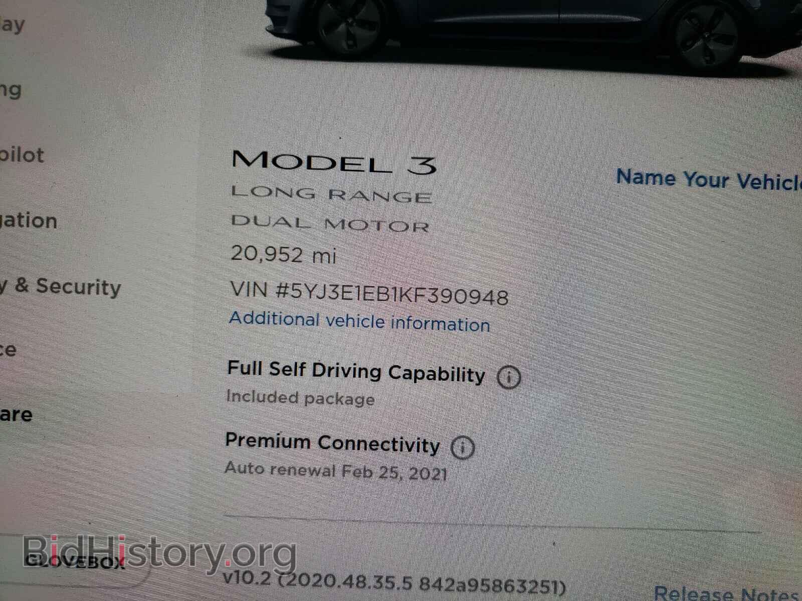 2019 TESLA MODEL 3 - VIN: 5YJ3E1EB1KF390948 - Photo 8