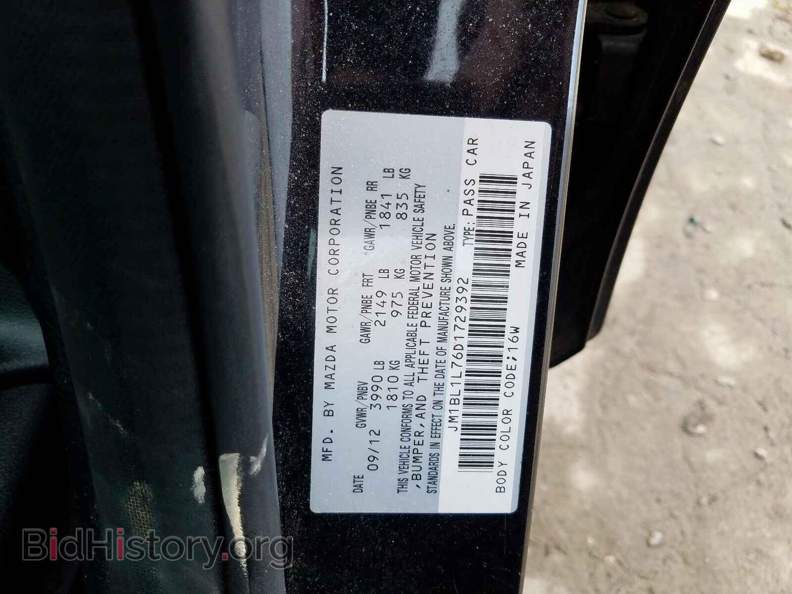 2013 MAZDA 3 - VIN: JM1BL1L76D1729392 - Фото 10