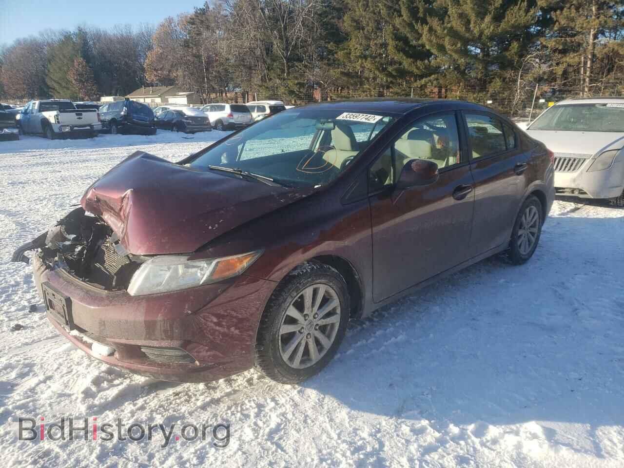 2012 HONDA CIVIC - VIN: 19XFB2F80CE031077 - Фото 2
