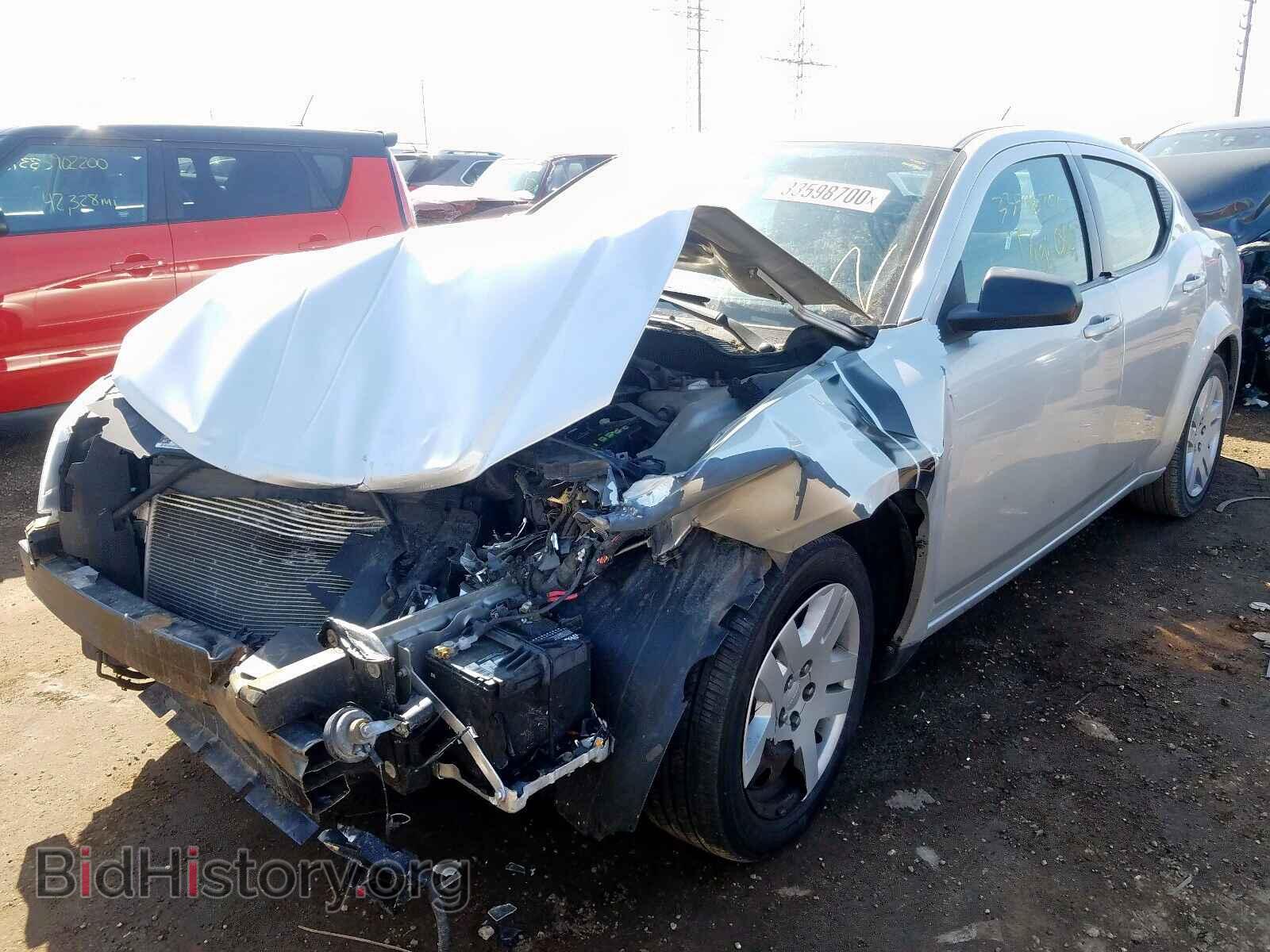 2011 DODGE AVENGER - VIN: 1B3BD4FB4BN587937 - Фото 2
