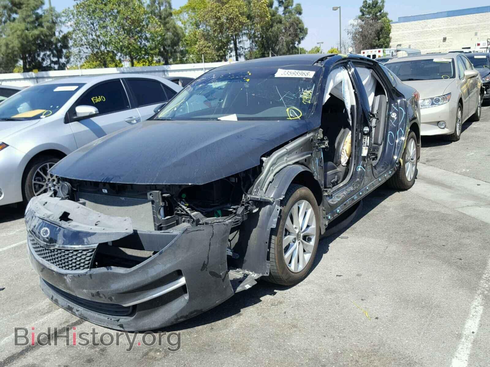 2016 KIA OPTIMA - VIN: 5XXGU4L38GG057331 - Фото 2