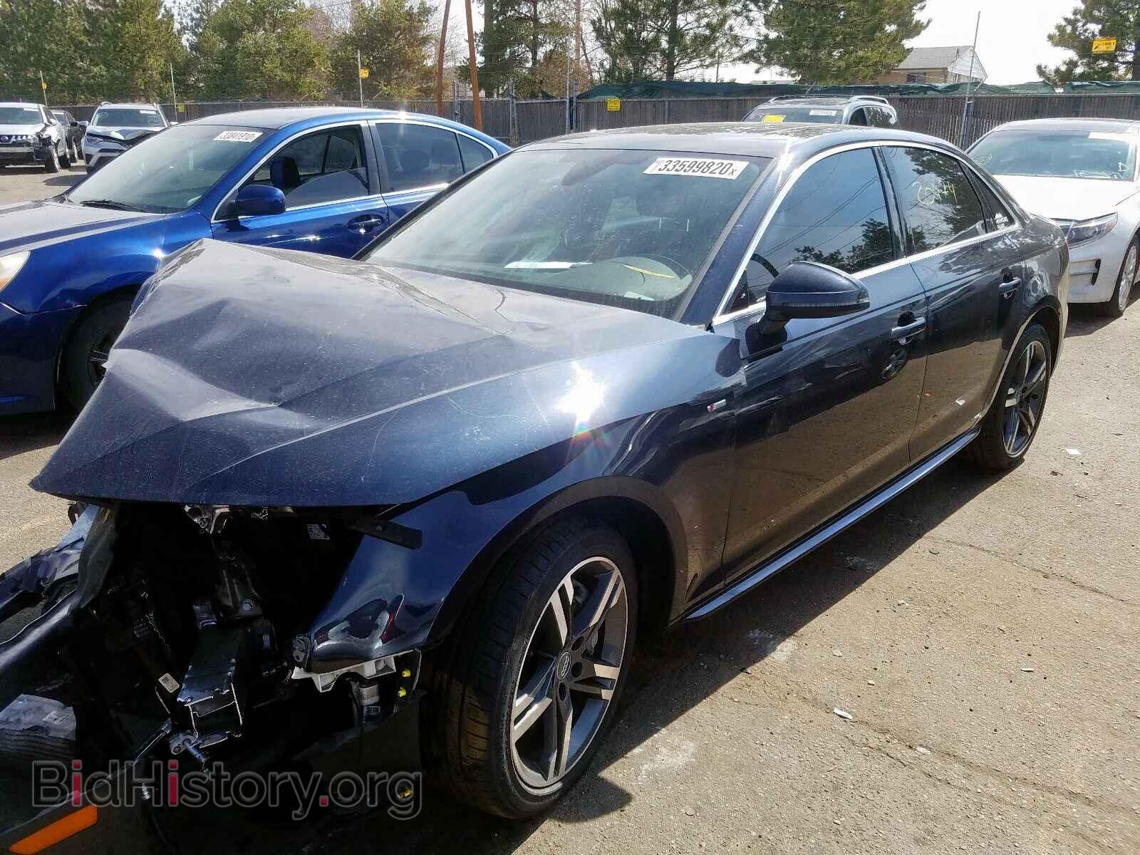 2018 AUDI A4 - VIN: WAUENAF44JA036788 - Фото 2
