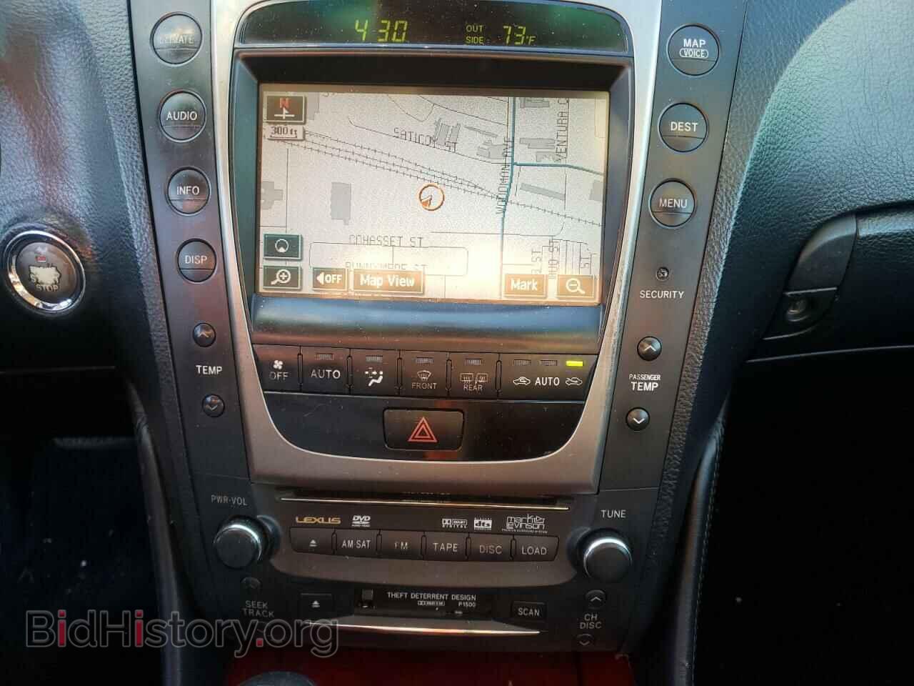 2006 LEXUS GS300 - VIN: JTHBH96S165016412 - Фото 9