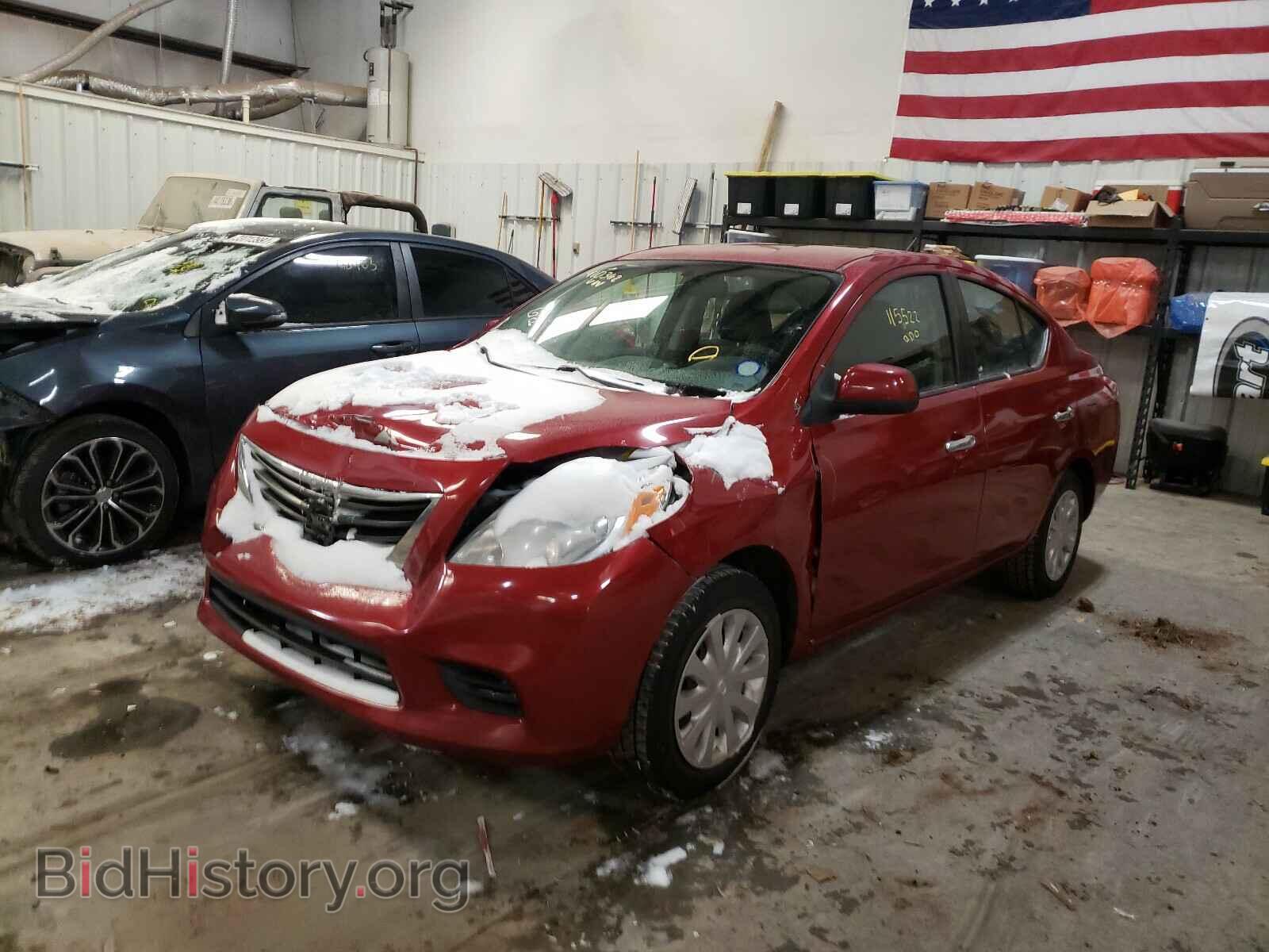 2012 NISSAN VERSA - VIN: 3N1CN7AP6CL910362 - Фото 2