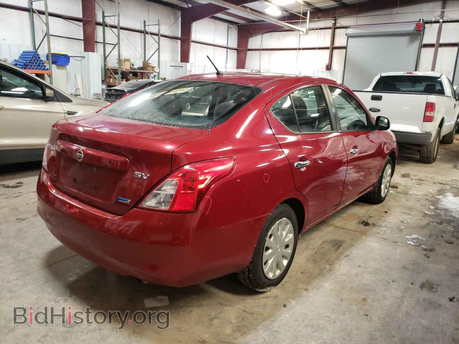 2012 NISSAN VERSA - VIN: 3N1CN7AP6CL910362 - Фото 4