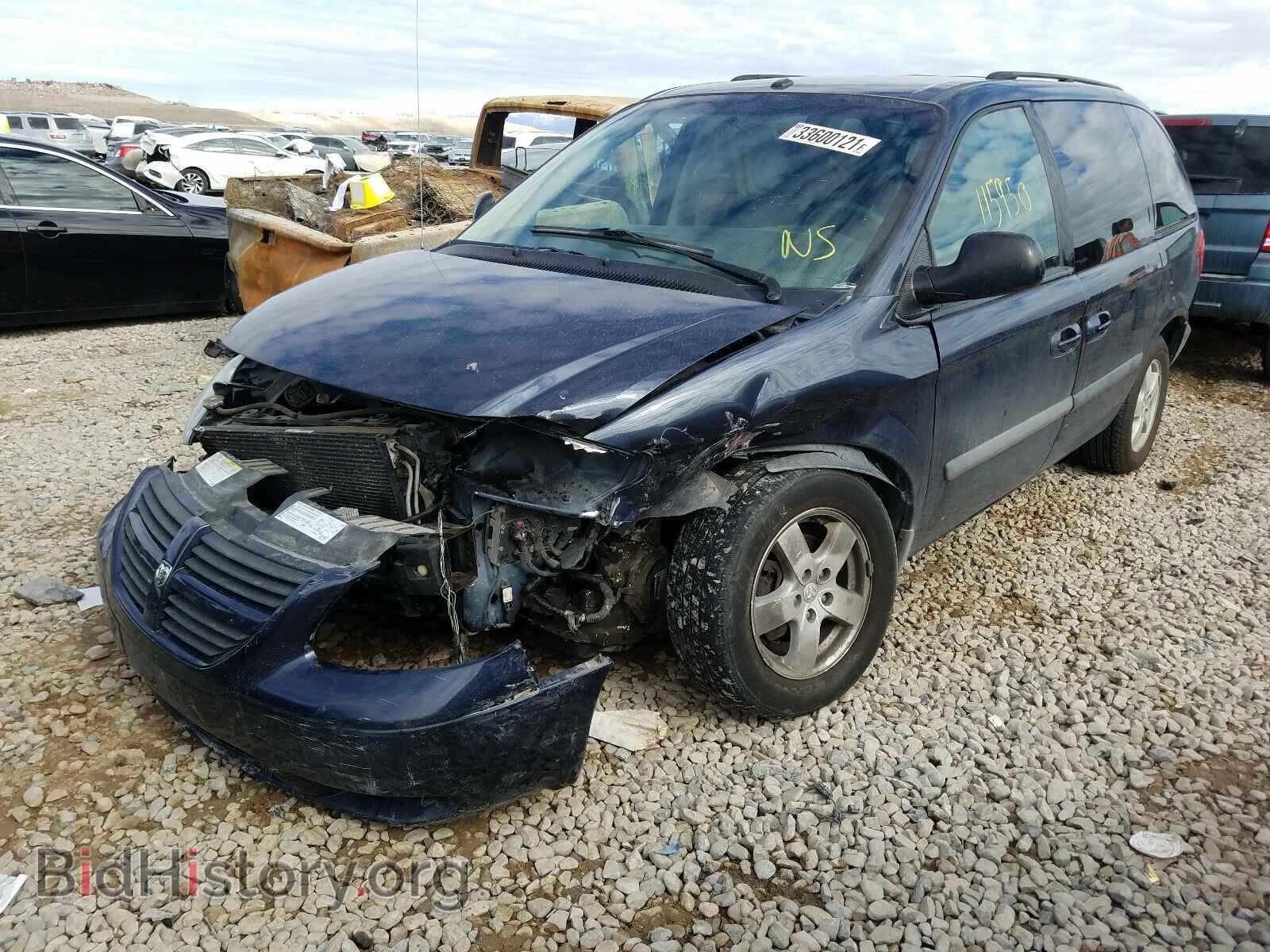 2007 DODGE CARAVAN - VIN: 1D4GP45R57B137011 - Фото 2
