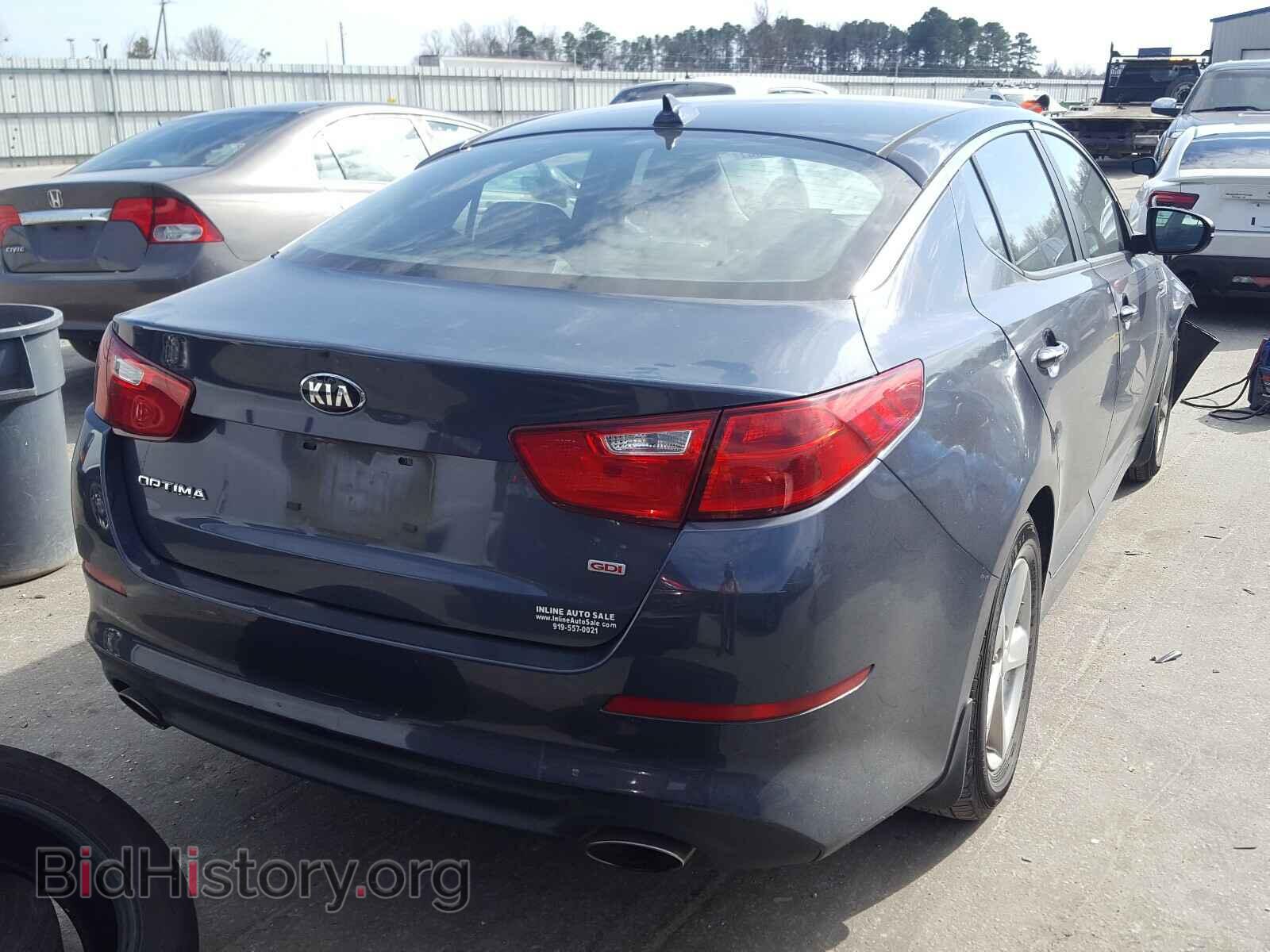 2015 KIA OPTIMA - VIN: KNAGM4A71F5607331 - Photo 4