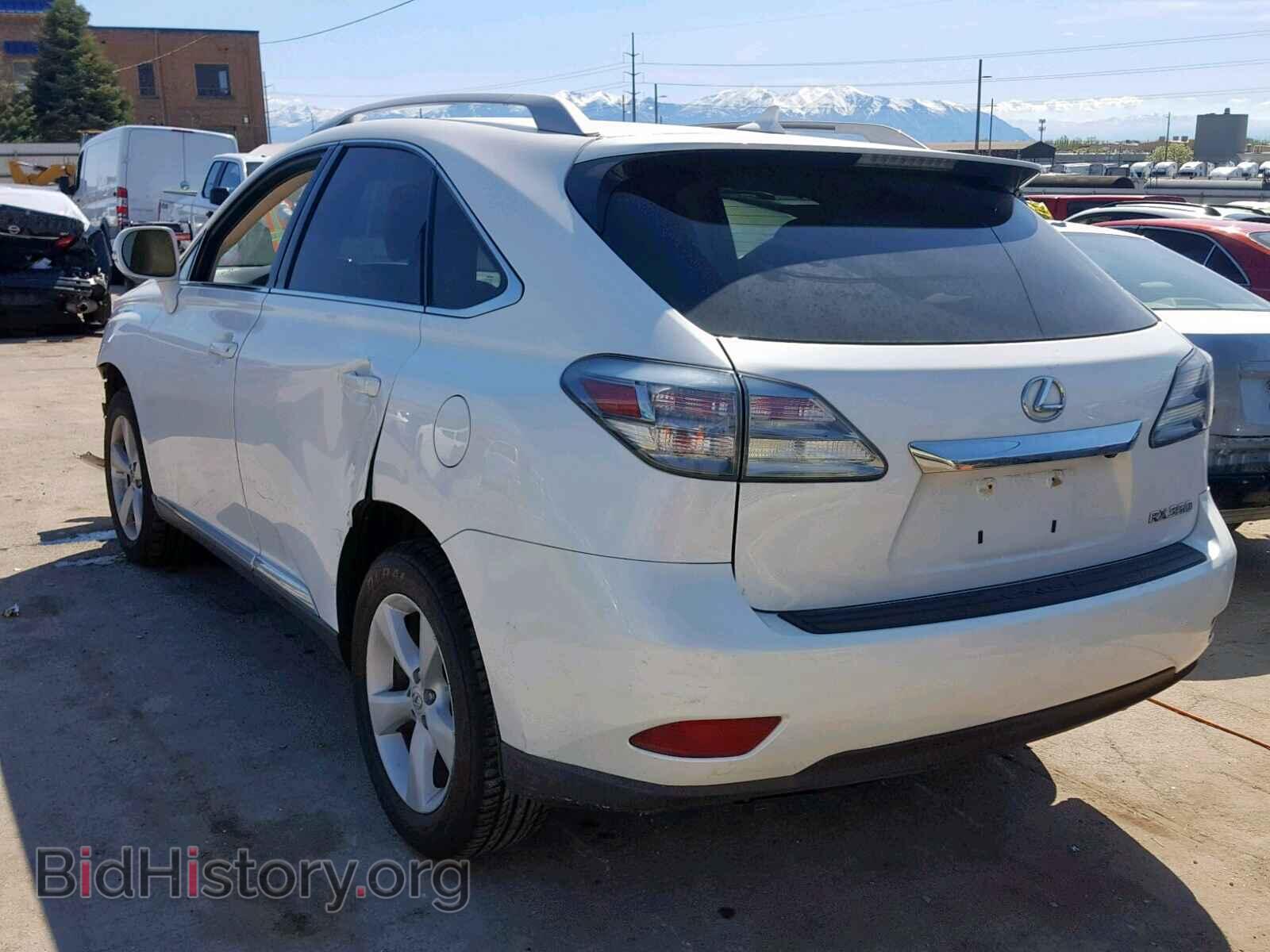 2012 LEXUS RX 350 - VIN: 2T2BK1BA4CC144140 - Фото 3