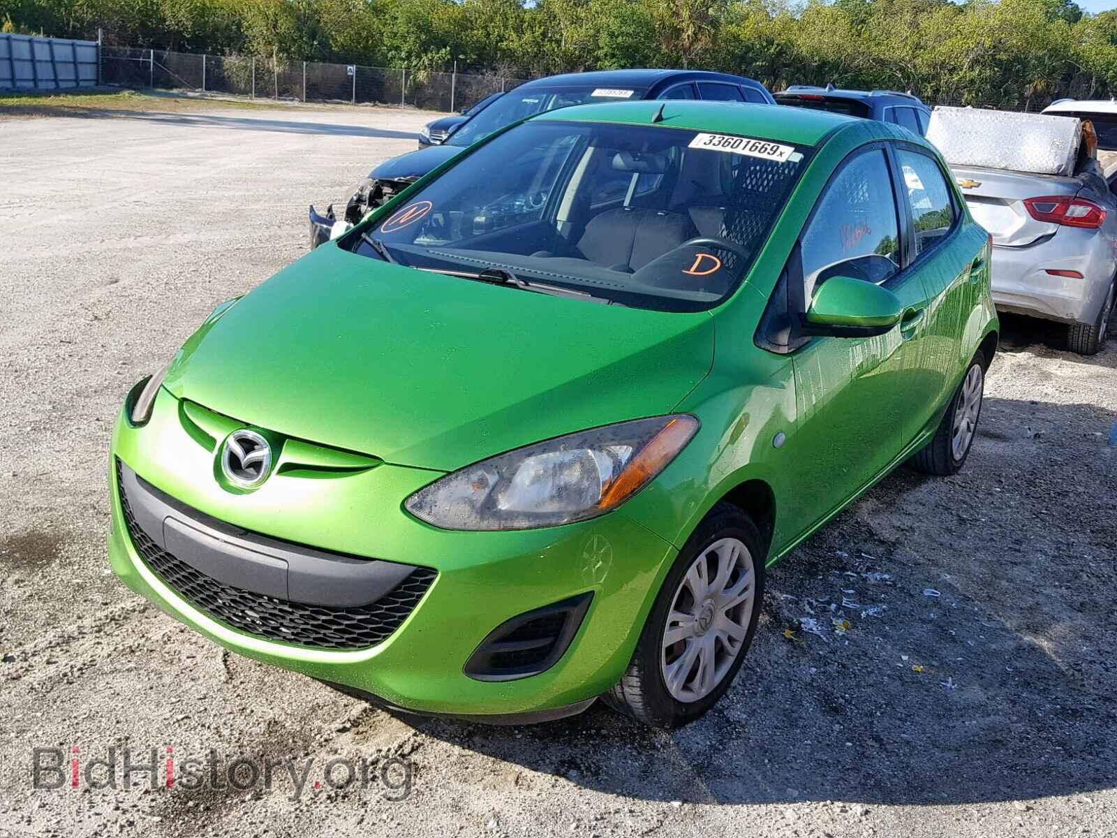 2012 MAZDA 2 - VIN: JM1DE1KY1C0151462 - Фото 2