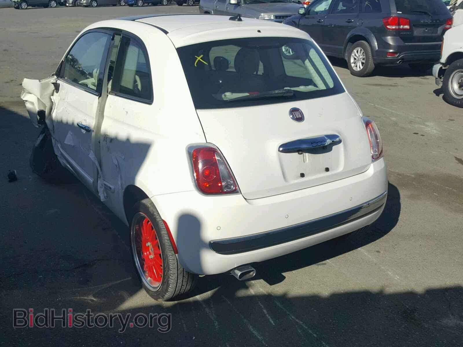 2012 FIAT 500 - VIN: 3C3CFFCR4CT143991 - Фото 3