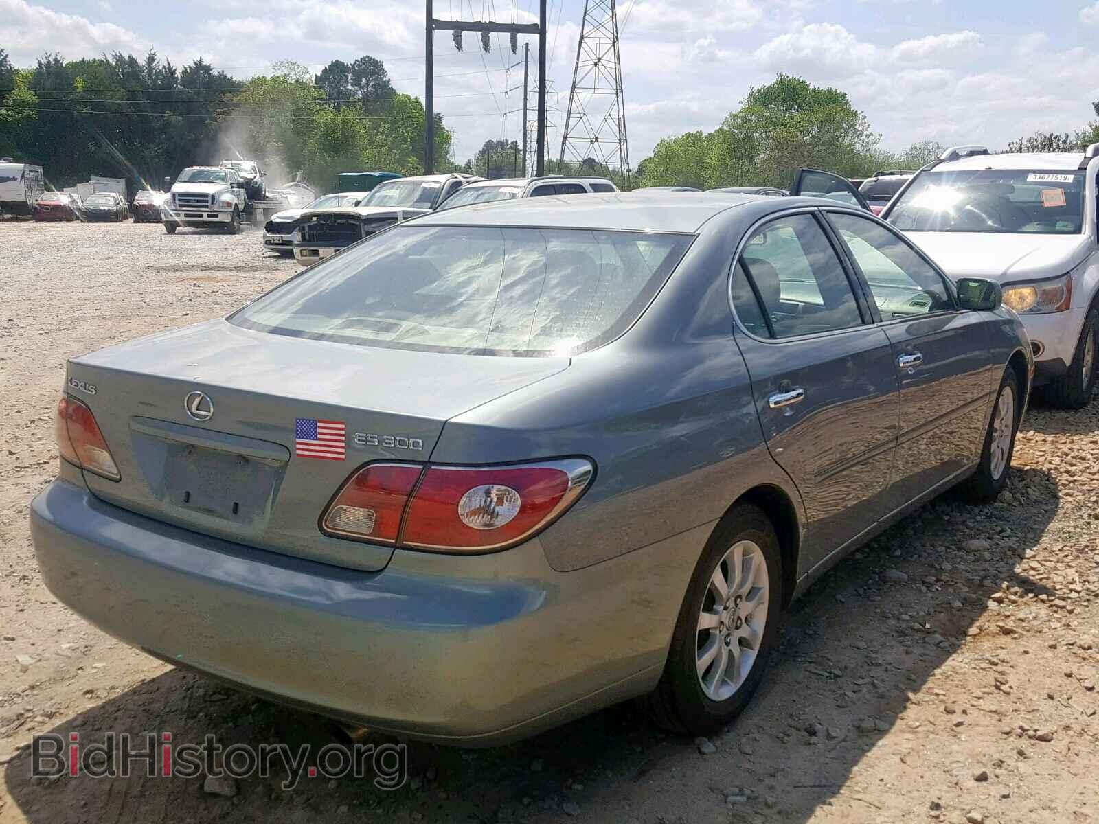 2003 LEXUS ES300 - VIN: JTHBF30G730147800 - Фото 4