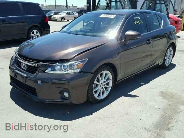 2012 LEXUS CT 200 - VIN: JTHKD5BH3C2076333 - Фото 2