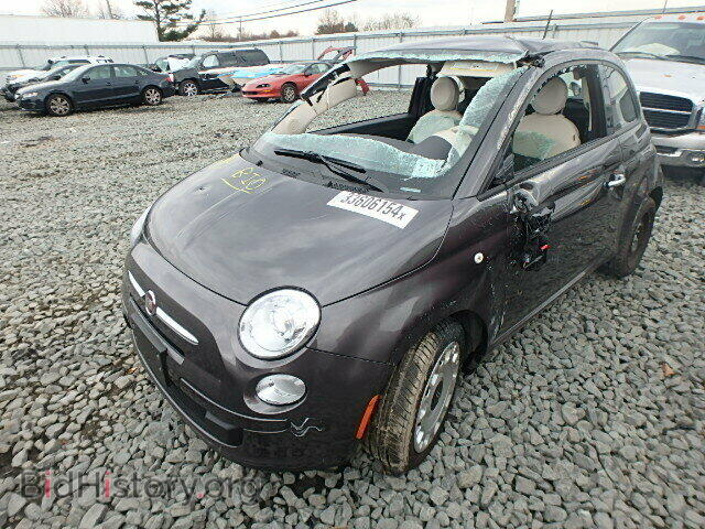 2014 FIAT 500 - VIN: 3C3CFFAR6ET275978 - Фото 2