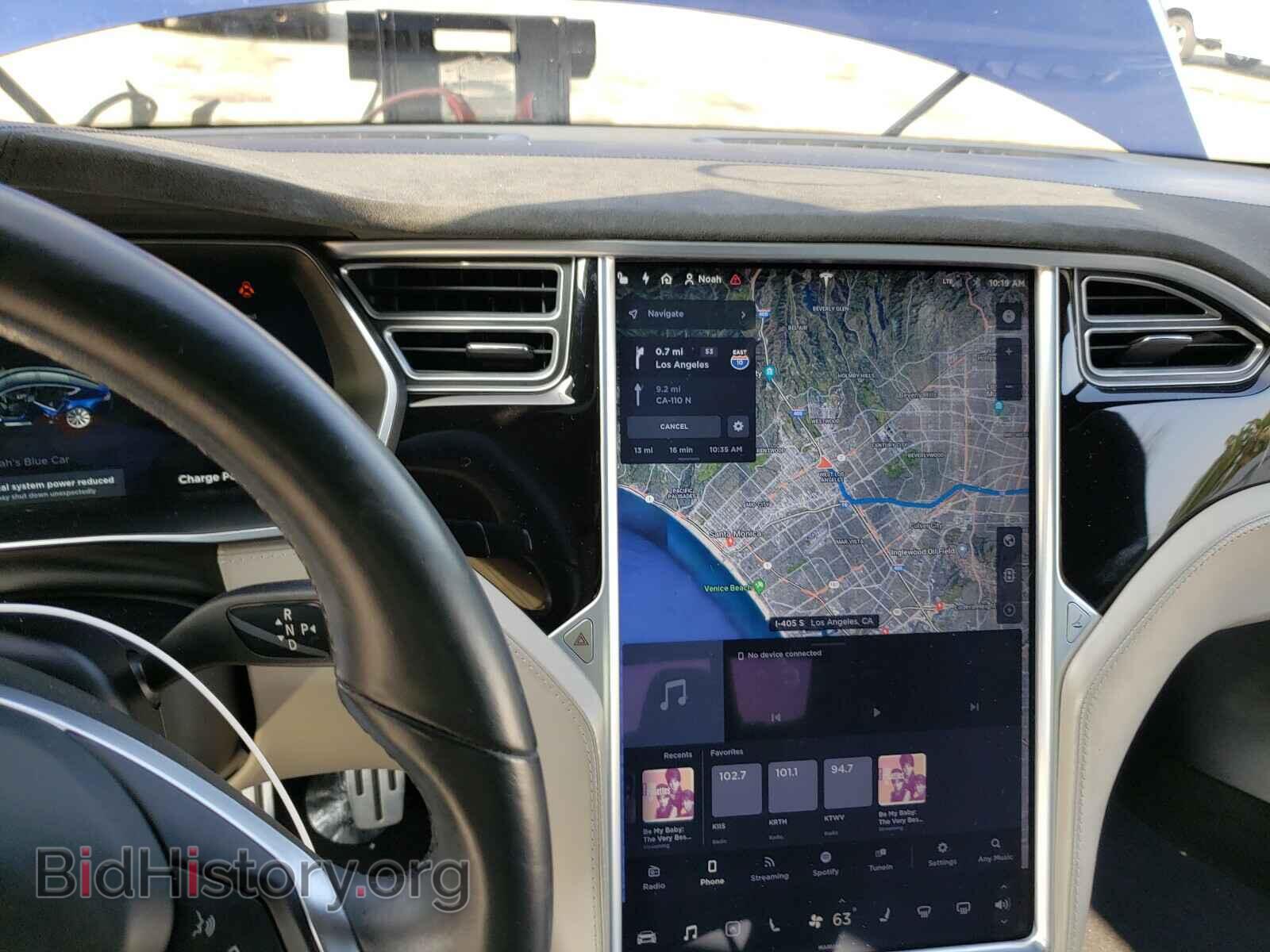 2016 TESLA MODEL S - VIN: 5YJSA1E44GF128275 - Фото 9