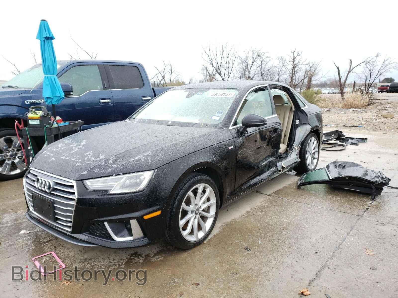 2019 AUDI A4 - VIN: WAUDNAF42KA100713 - Фото 2