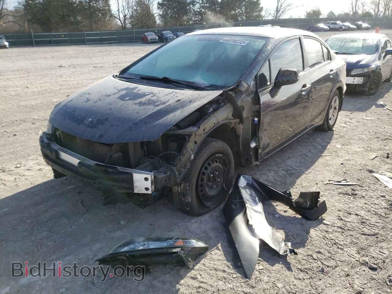 2013 HONDA CIVIC - VIN: 2HGFB2F57DH567540 - Фото 2