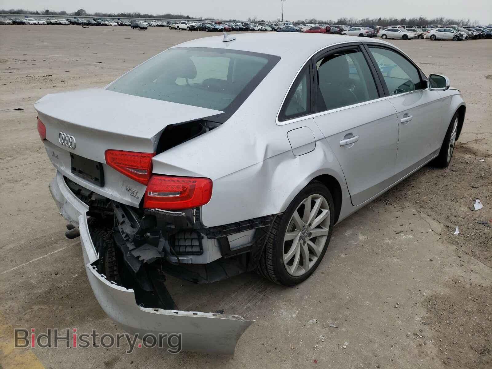 2013 AUDI A4 - VIN: WAUFFAFL1DN038035 - Фото 4