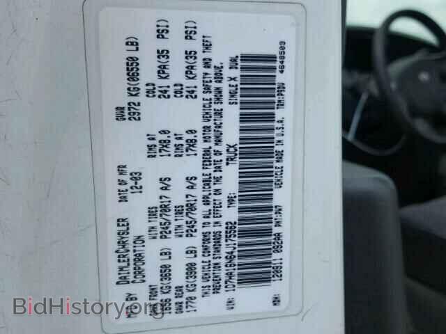 2004 DODGE RAM 1500 - VIN: 1D7HA16N64J175562 - Фото 10
