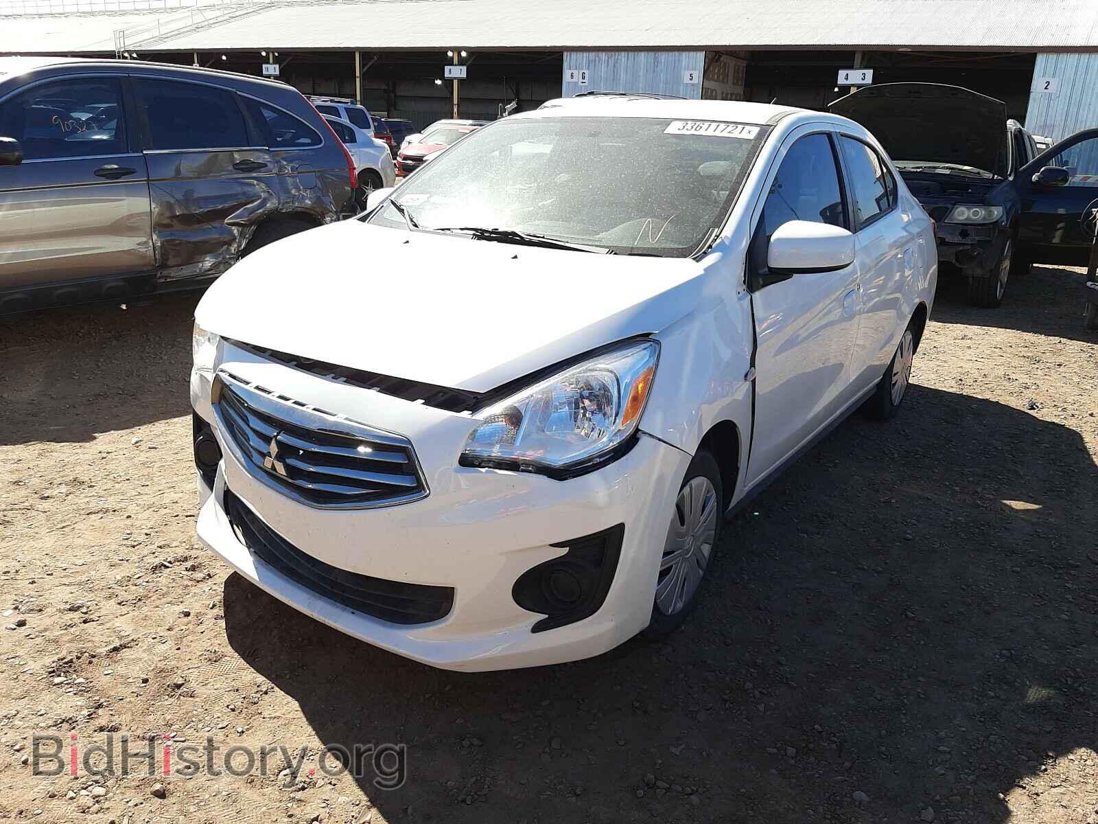 2019 MITSUBISHI MIRAGE - VIN: ML32F3FJ9KHF18949 - Фото 2