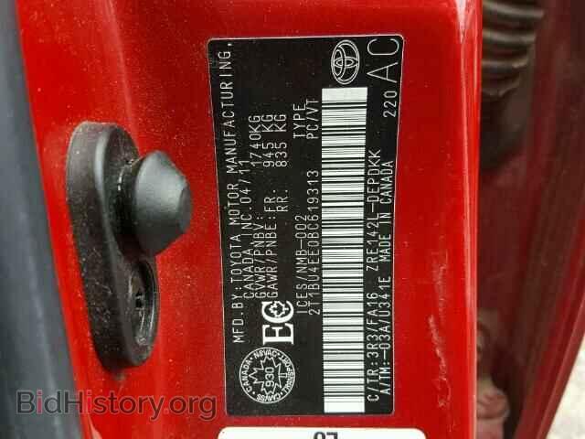 2011 TOYOTA COROLLA - VIN: 2T1BU4EE0BC619313 - Фото 10