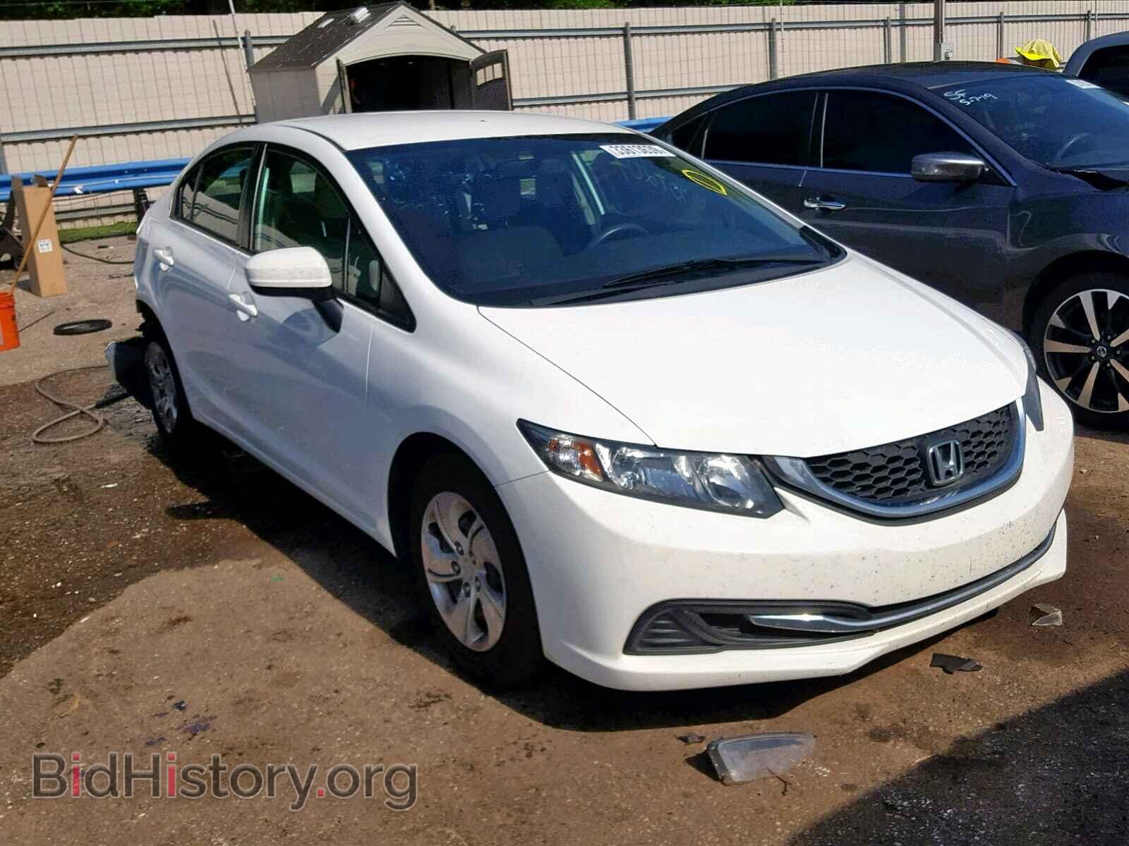 Фотография 19XFB2F56EE042853 - HONDA CIVIC LX 2014