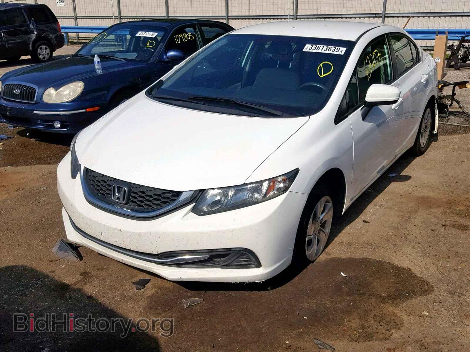 2014 HONDA CIVIC LX - VIN: 19XFB2F56EE042853 - Фото 2