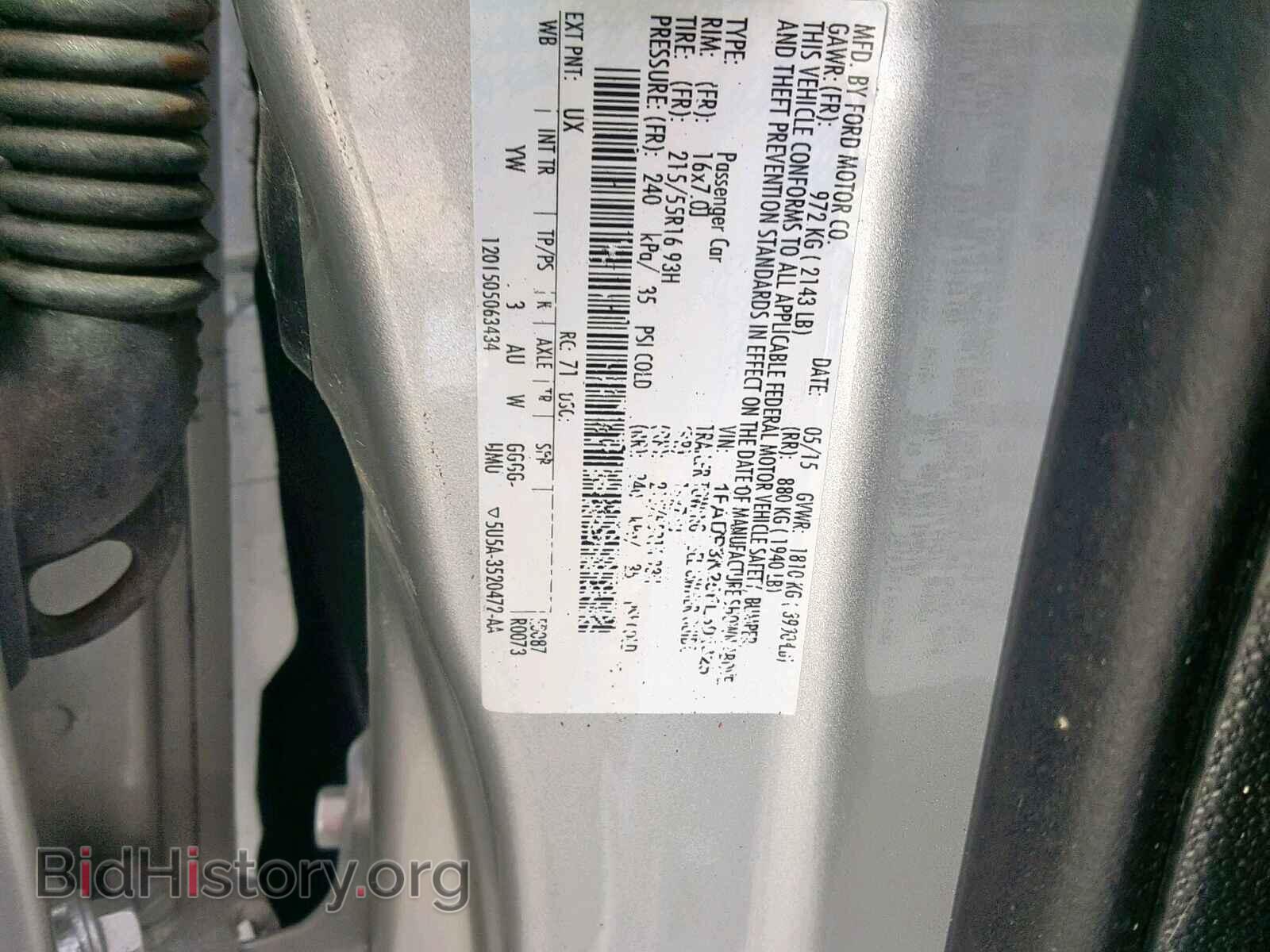 2015 FORD FOCUS SE - VIN: 1FADP3K25FL301325 - Фото 10
