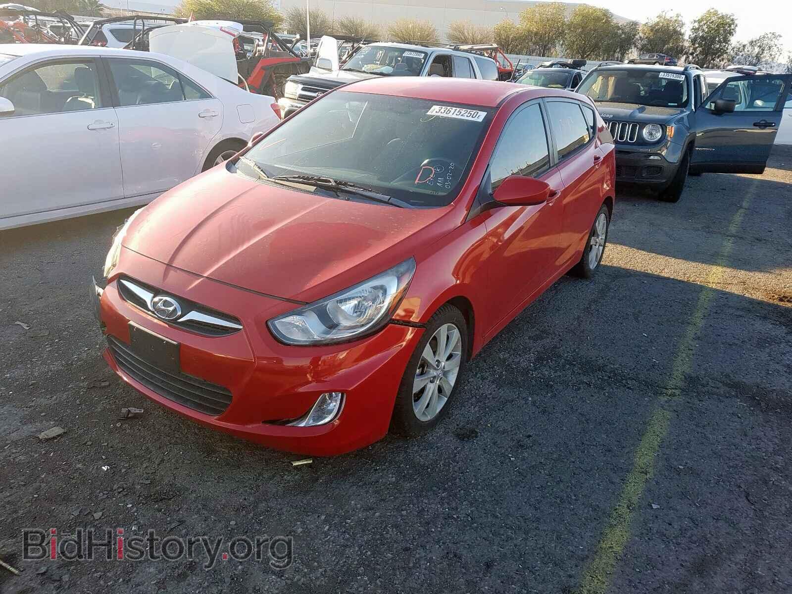 2012 HYUNDAI ACCENT - VIN: KMHCU5AEXCU006132 - Фото 2