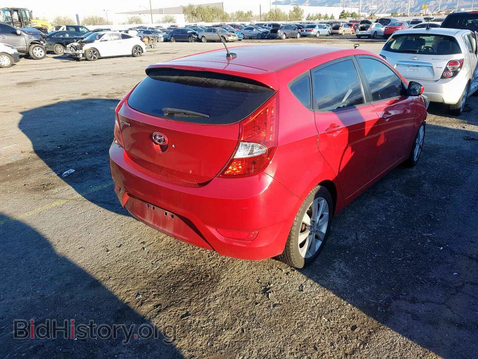 2012 HYUNDAI ACCENT - VIN: KMHCU5AEXCU006132 - Фото 4