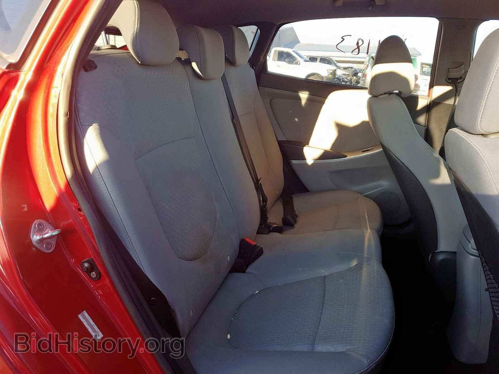 2012 HYUNDAI ACCENT - VIN: KMHCU5AEXCU006132 - Фото 6