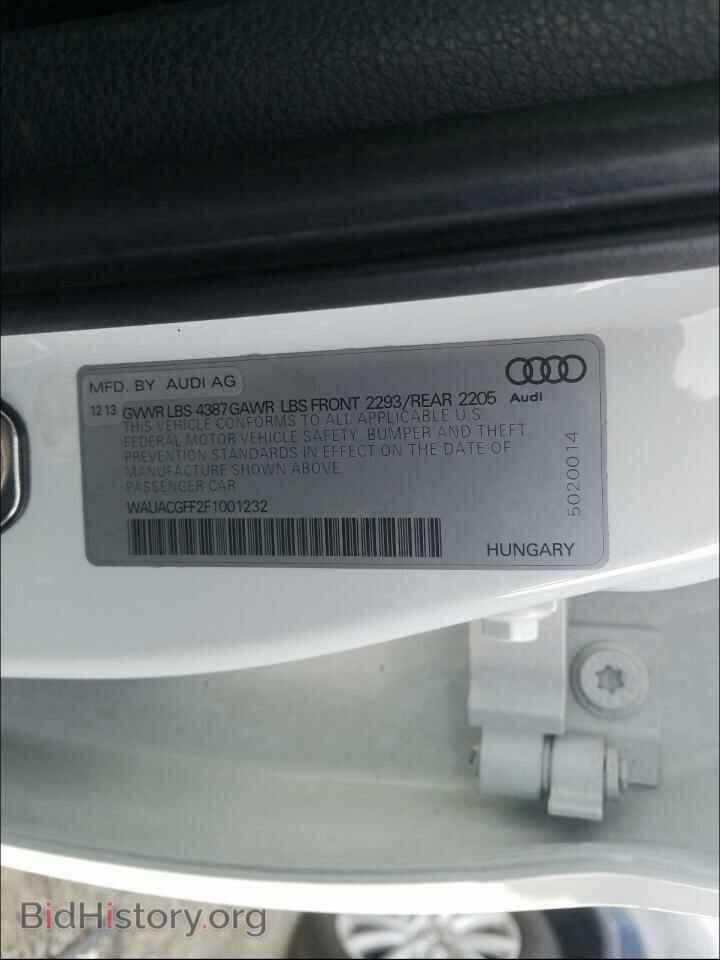 2015 AUDI A3 - VIN: WAUACGFF2F1001232 - Фото 10