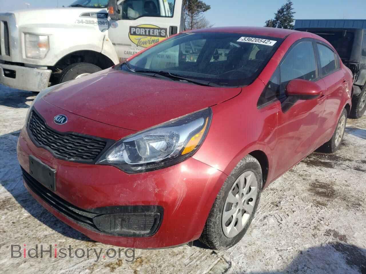 2014 KIA RIO - VIN: KNADM4A39E6409802 - Фото 2