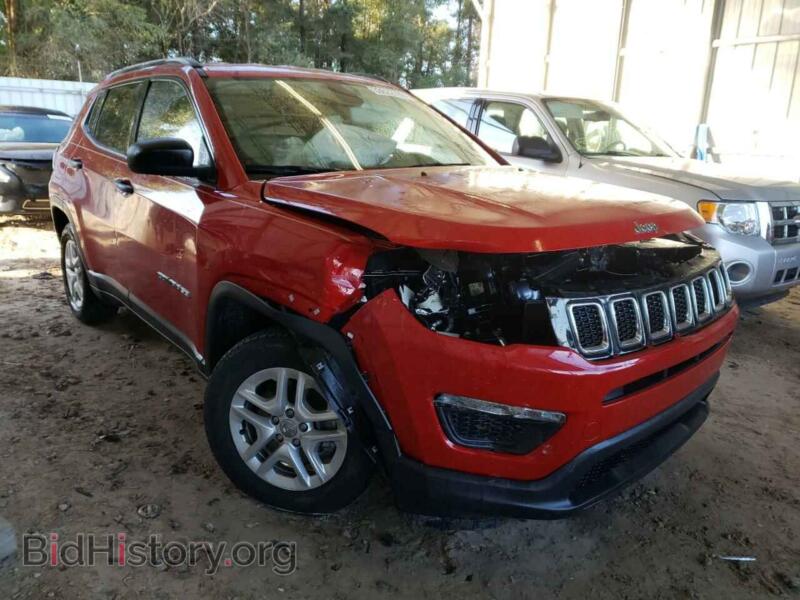 2017 Jeep COMPASS Compass SP (VIN 3C4NJCAB8HT659821) — фото 1 из 10, Copart, повреждение: передняя часть